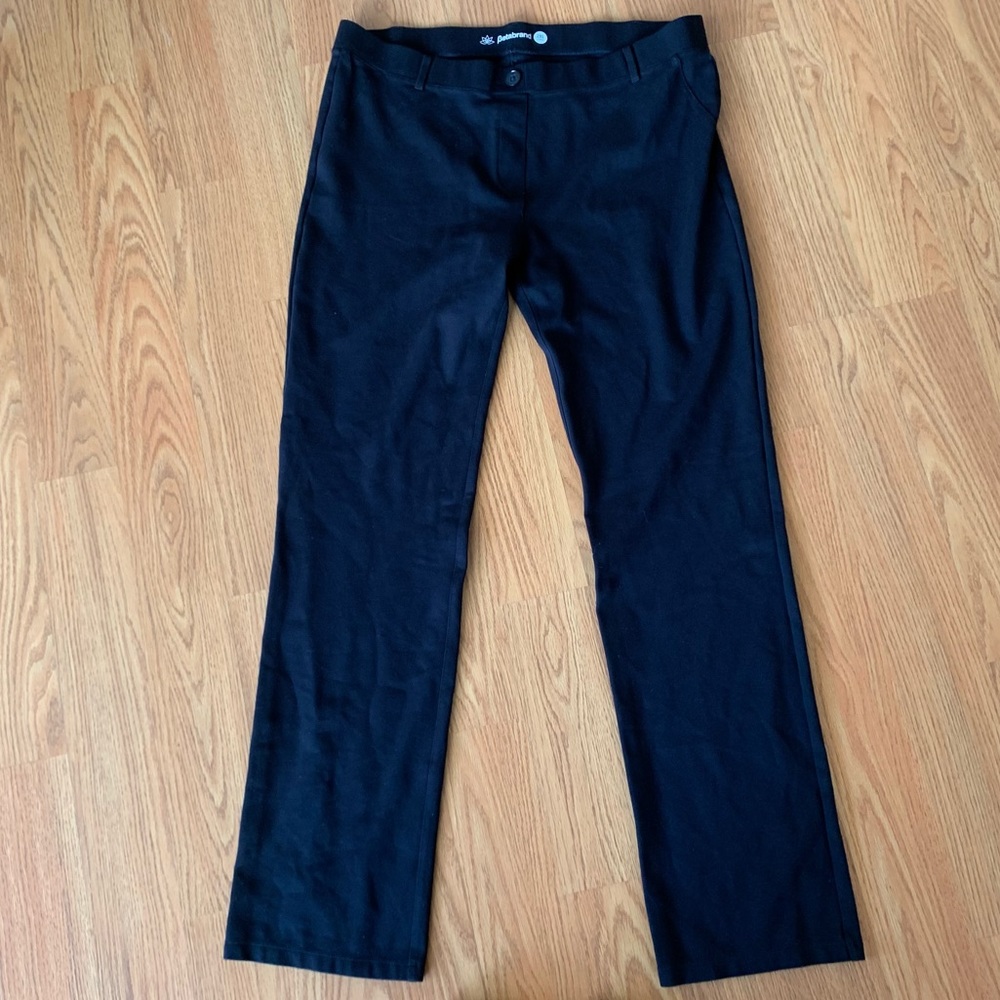 Beta brand straight leg black pants